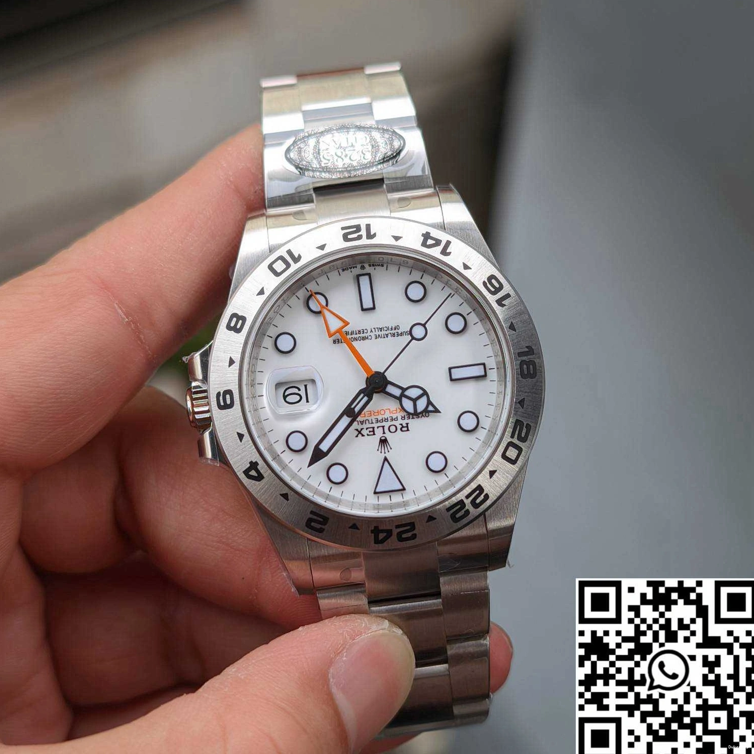 Clean White Dial Factory Steel Rolex Explorer M226570-0001 Stainless 0429